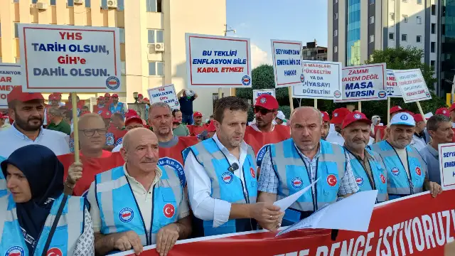 Erdoğan'ın memleketinde Memur Sen'den zam teklifine protesto