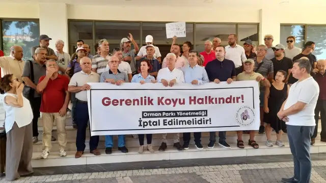 Kaş'ta Gerenlik Koyu Orman Parkı ihalesine tepki: Yönetmelik ve ihale iptal edilsin