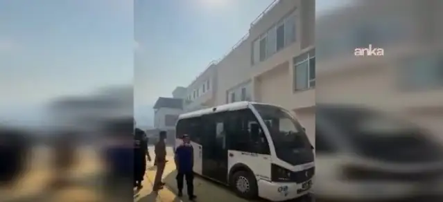 Çanakkale yangınında yaşlı bakım merkezi ve hastanede kısmi tahliye