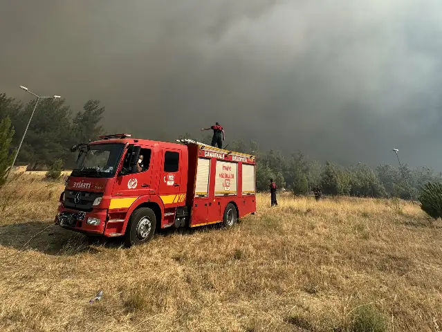 Çanakkale'deki yangında 4 gözaltı