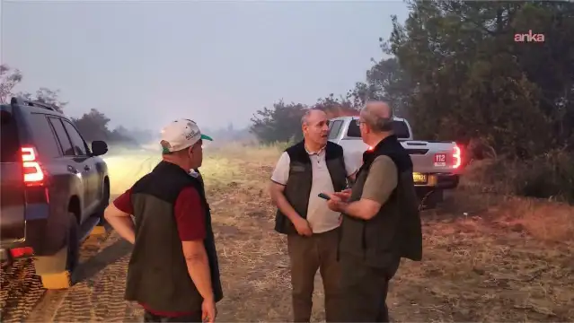 Gelibolu'da çıkan orman yangını büyük ölçüde kontrol altına alındı