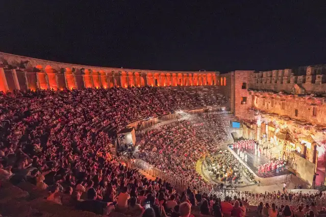 32. Uluslararası Aspendos Opera ve Bale Festivali görkemli baş yapıt Turandot Operası ile kapılarını açtı