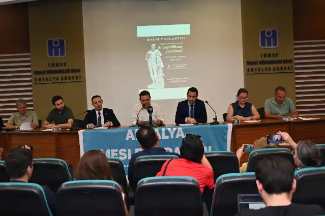 Antalya Meslek Odaları’ndan müze yıkımına tepki: Hukuksuz, bilim dışı, kamu zararına yol açıyor