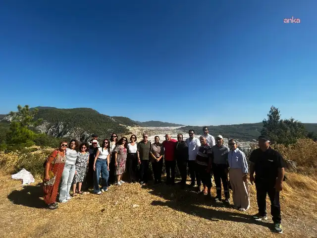 Baro başkanlarından Akbelen'de zeytinlik alanların madene açılmasına tepki