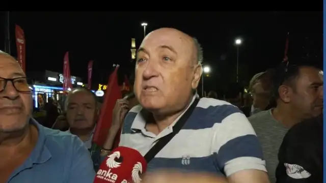 CHP'den ''Filistin'e Destek'' mitingi: Filistin kan ağlıyor, biz burada Trump’la görüşmeye gidiyoruz