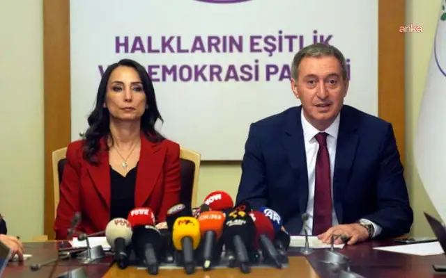 DEM Parti Eş Genel Başkanlarından Erhürman'a tebrik mesajı