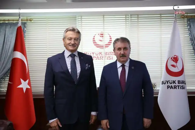 Kürşat Tüzmen'den Mustafa Destici'ye ziyaret