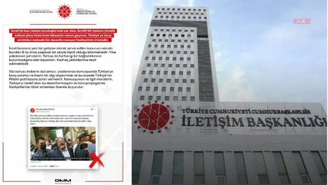 Dezenformasyonla Mücadele Merkezi, İsrail basınını yalanladı
