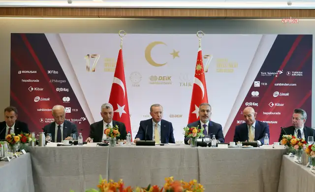 Erdoğan: Dostum Trump ile 2019 yılında belirlediğimiz 100 milyar dolarlık ticaret hacmi hedefimiz olmayı sürdürüyor