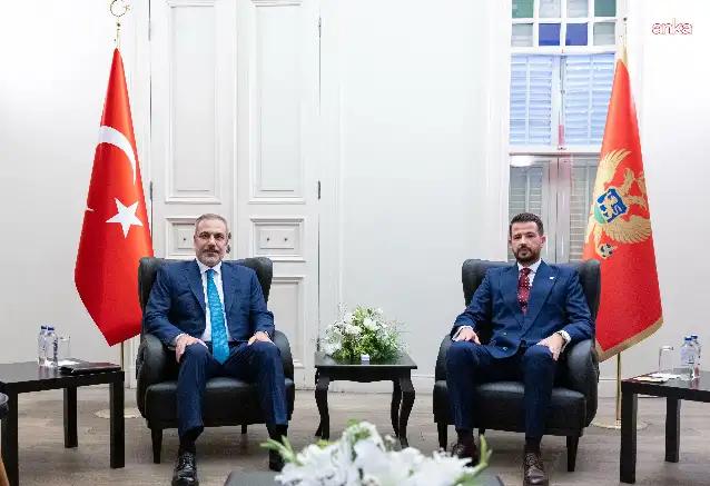 Dışişleri Bakanı Fidan, Karadağ Cumhurbaşkanı Milatovic tarafından kabul edildi