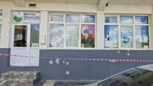 Gökçeyazı Türkmen Dağı Çevre Derneği binasına saldırı