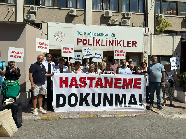 Bozyaka Eğitim Araştırma Hastanesi’nin kapatılmasına tepki: Hastaneme dokunma
