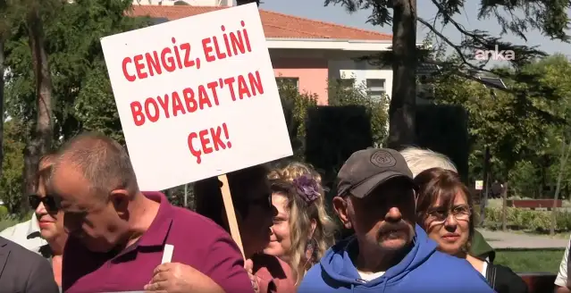 Maden projesine karşı protesto: Cengiz elini Boyabat'tan çek