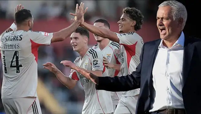 Morinho Benfica perdesini galibiyetle açtı