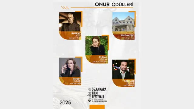 Ankara Film Festivali’nin Onur Ödülleri belli oldu
