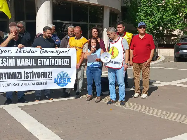 BES Antalya Şubesi: Sefalete teslim olmayacağız