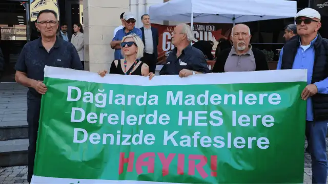 Giresun’da yurttaşlardan maden protestosu: Verilen tüm maden izinleri iptal edilmelidir