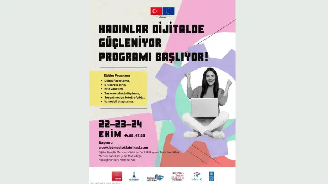 İzmir'de genç kadınlar için dijital beceri eğitimi: Kadınlar Dijitalde Güçleniyor