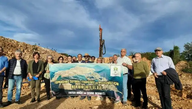 Fatsa’da durdurulan altın madeni sondajı yeniden başladı