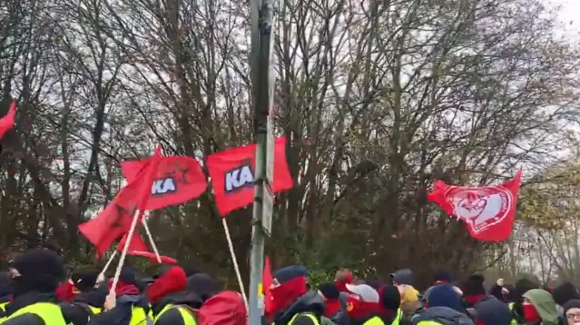 Almanya'da binlerce antifaşist, AfD'nin gençlik teşkilatının kuruluş toplantısını protesto ediyor