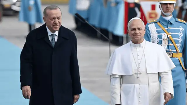 Tarihi zirve: Erdoğan ve Papa 14. Leo'dan dünyaya 'aile' mesajı