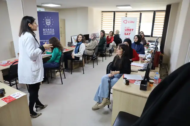 Üreten kadınlara Bursa Büyükşehir desteği