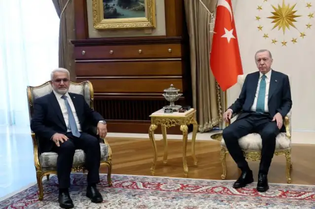 Erdoğan, HÜDA PAR Genel Başkanı Yapıcıoğlu ile görüştü