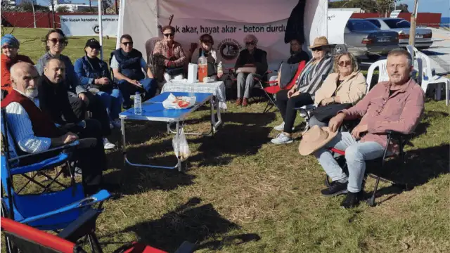 Ordu'da çevre direnişi: Eski çöp alanının betonlaştırılmasına karşı halk çadır nöbetinde