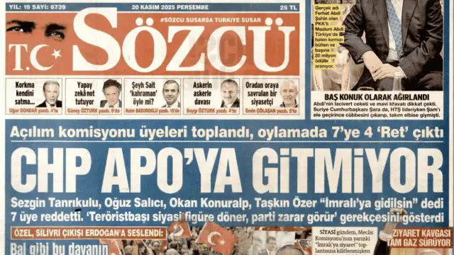 CHP'den Sözcü'nün İmralı haberine yalanlama: Değerlendirme yapıldı, oylama yapılmadı