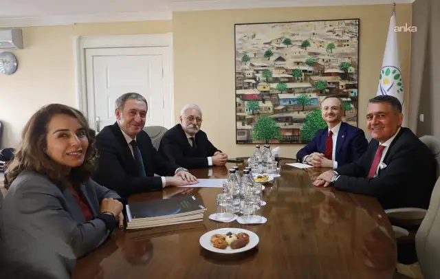 TÜSİAD Heyeti, DEM Parti Eş Genel Başkanı Bakırhan ile görüştü