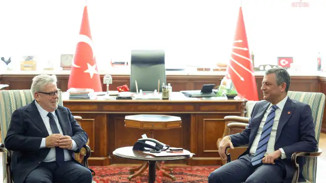 Nacho Sanchez Amor, Özgür Özel’i ziyaret etti