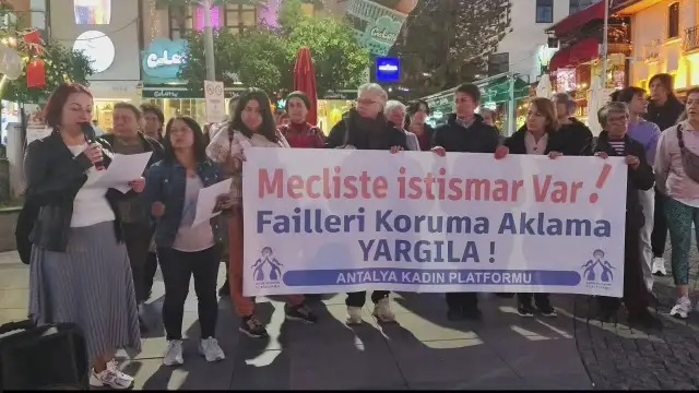 Antalya Kadın Platformu’ndan Meclis’teki istismar skandalına tepki: Failleri tanıyoruz, çocuklar için adalet istiyoruz!