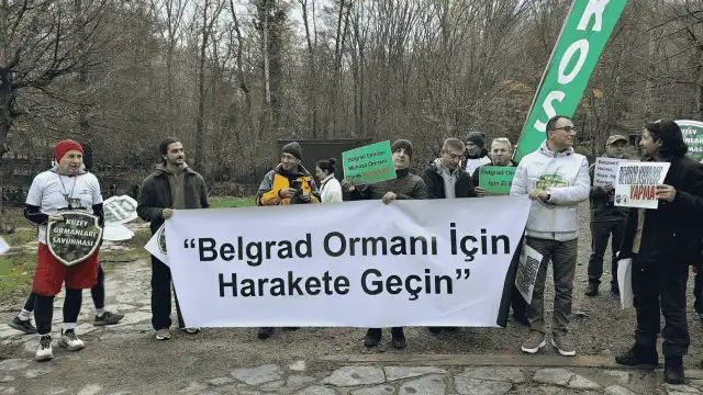 Belgrad Ormanı'nda yapılaşma protestosu: Ormanlar sermaye değildir