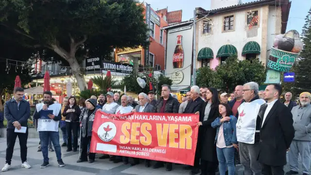 İHD Antalya Şubesi’nden 10 Aralık mesajı: Barışın insan haklarına, insan haklarının da barışa ihtiyacı var