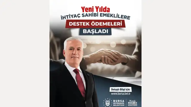 Büyükşehir’den emeklilere yeni yıl desteği