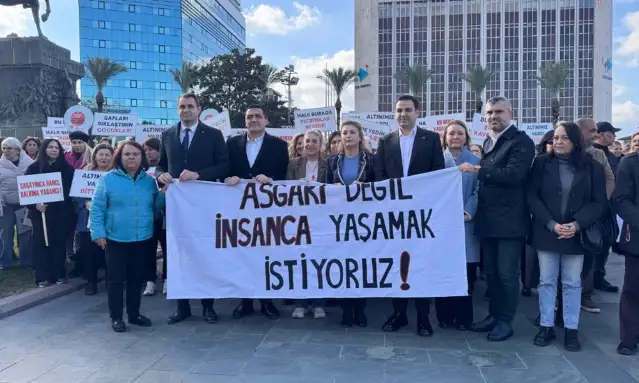 CHP’den İzmir’de “asgari değil, insanca yaşam” yürüyüşü