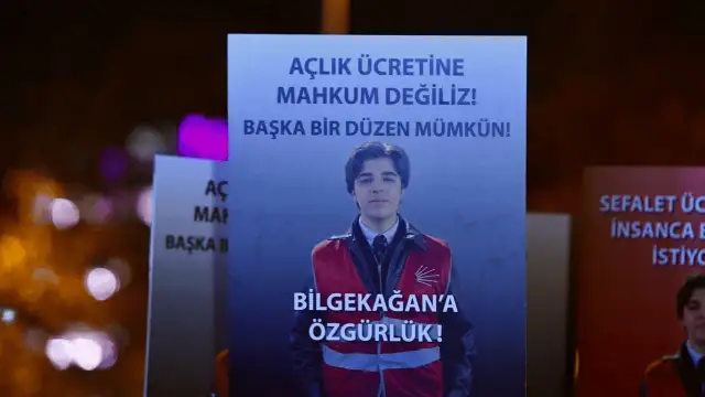CHP'den Kadıköy'de adalet nöbeti: Bilgekağan Şarbat yalnız değildir