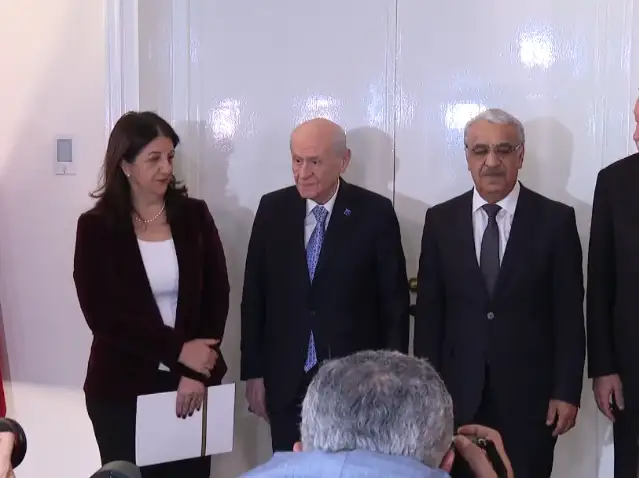 DEM Parti heyeti, Devlet Bahçeli’yi ziyaret etti