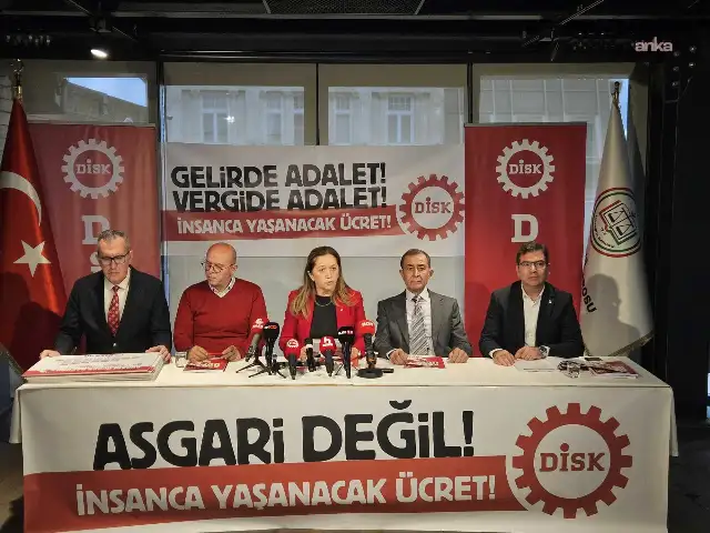 DİSK'ten asgari ücret talebi: Enflasyon tek haneye düşene kadar yılda iki kez güncellenmeli