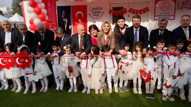 Abdurrahman Tutdere’nin girişimleri meyvesini verdi: Gülben Ergen Adıyaman’da 3’üncü anaokulunu açtı