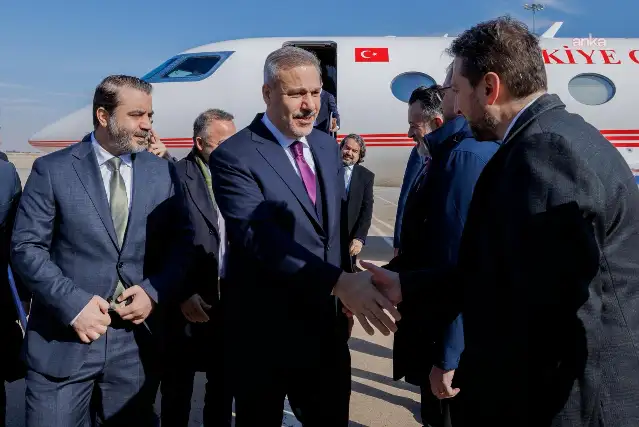 Dışişleri Bakanı Fidan, Milli Savunma Bakanı Güler ve MİT Başkanı Kalın Suriye'de