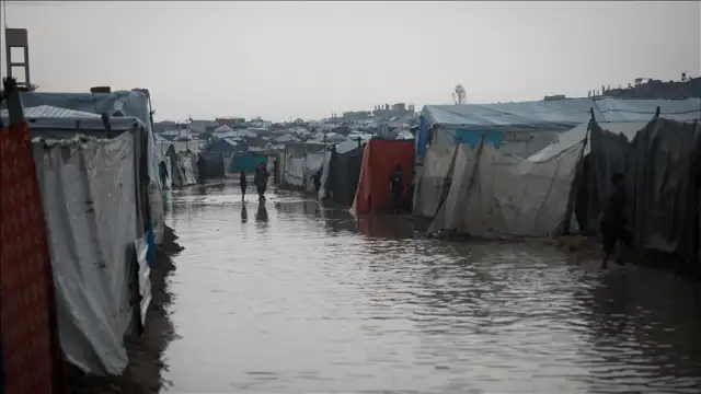 BM: Gazze'deki fırtına nedeniyle 795 bin kişi sel riski altında