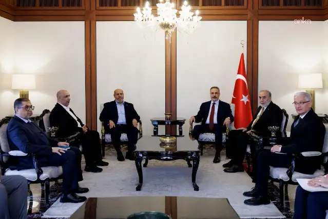 Dışişleri bakanı Hakan Fidan Hamas heyetiyle Ankara'da görüştü