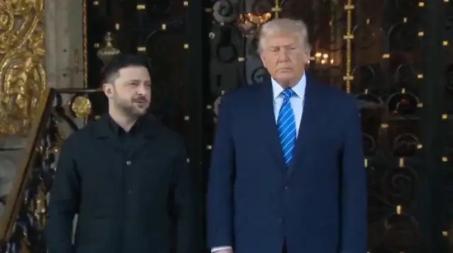 Trump, Ukrayna Devlet Başkanı Zelenskiy ile barış görüşmeleri için Florida'da buluştu
