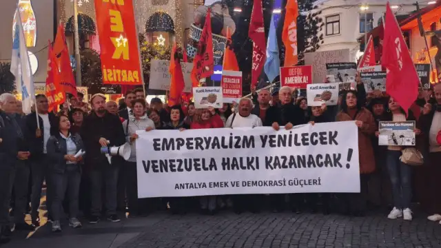 Antalya EDG’den ABD’nin Venezuela’ya yönelik saldırılarına protesto
