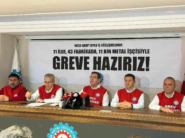 Birleşik Metal-İş: 11 bin metal işçisi 30 Ocak’ta kademeli olarak greve başlıyor