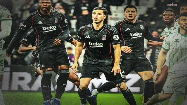 Beşiktaş sahasında Konyaspor'u 2-1 mağlup etti