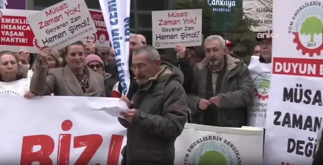 Tüm Emeklilerin Sendikası: Yerel seçimlerinde iktidarı nasıl gerilettiysek, ilk genel seçimde bu iktidarı değiştireceğiz