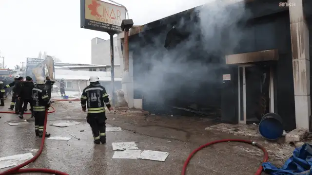 Erzurum'da sanayi sitesinde yangın: 2 ölü, 6 yaralı
