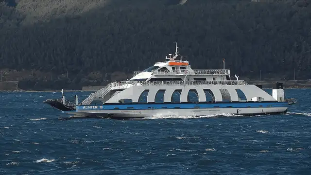 Güney Marmara'da yarınki feribot seferleri iptal edildi
